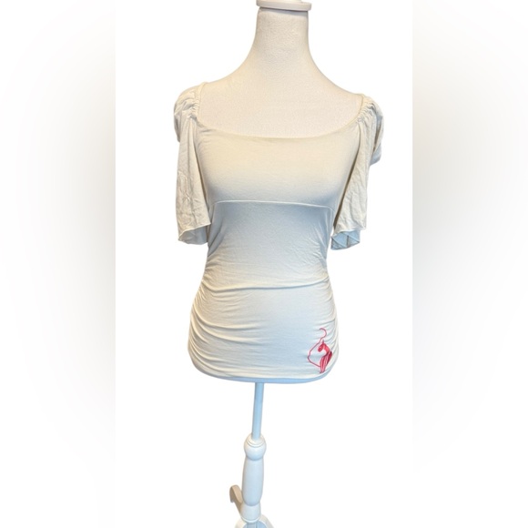 Baby Phat Tops - Vintage Baby Phat Off-Shoulder Top-White